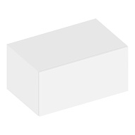 39026380000 EDITION 90 Боковая тумба 800х484х400 mm, структурный лак белый 500_191_1431835